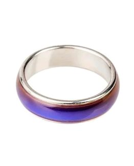 Inel Mood Ring care isi schimba culoarea 17 mm Multicolor